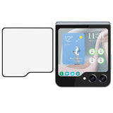Samsung Galaxy Z Flip6 skjermbeskytter i glass til frontskjermen - Black Edge