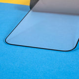 iPhone 16 Plus Full Fit Hærdet Glas - Skærmbeskyttelse - Sort Kant