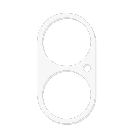 iPhone 16 herdet glass kamerabeskyttelse - gjennomsiktig