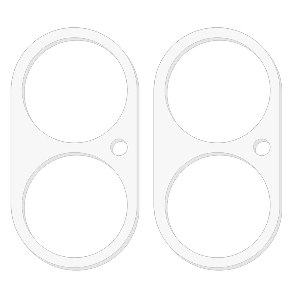 iPhone 16 / 16 Plus 2 stk. Tempered Camera Screen Protector - Gjennomsiktig