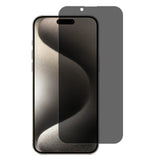 iPhone 16 Plus Skjermbeskytter i herdet glass m. Personvern - Full-Fit - Black Edge