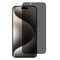 iPhone 16 Plus Skjermbeskytter i herdet glass m. Personvern - Full-Fit - Black Edge