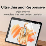 ESR iPad Air 13 (2024) Papirskjermbeskytter - 2-Pack - Gjennomsiktig