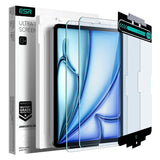 ESR iPad Air 11" (2025 / 2024) Skjermbeskytter i herdet glass inkl. monteringsramme - 2 pakke - Gjennomsiktig