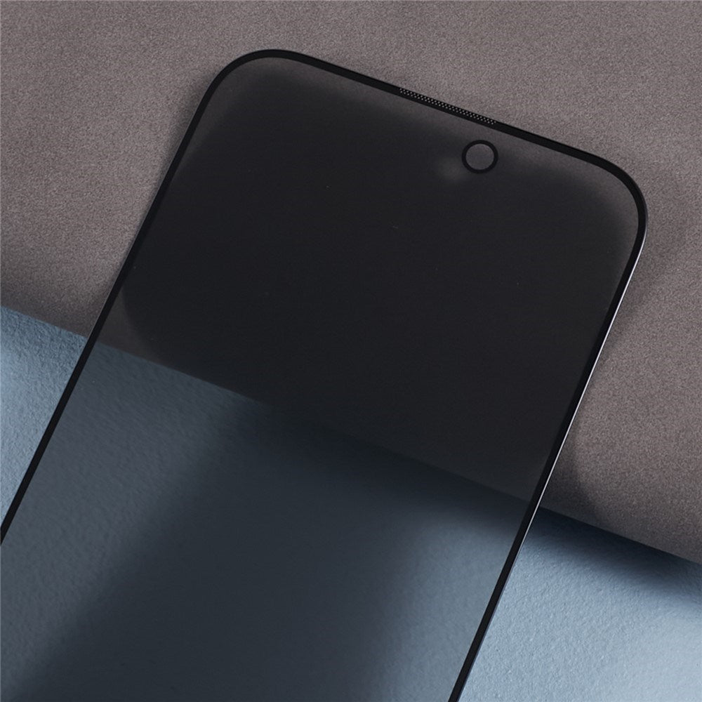 iPhone 16 Plus / 15 Plus Skærmbeskyttelsesglas - Privacy Funktion - Gennemsigtig