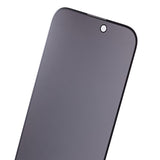 iPhone 16 Plus / 15 Plus Skærmbeskyttelsesglas - Privacy Funktion - Gennemsigtig