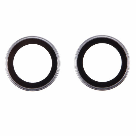 iPhone 16 / 16 Plus kameralinse beskyttelsesglass - sølv