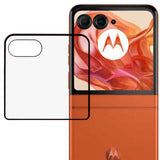 3D buet skjermbeskytter bak i herdet glass for Motorola Razr 50 5G – HD
