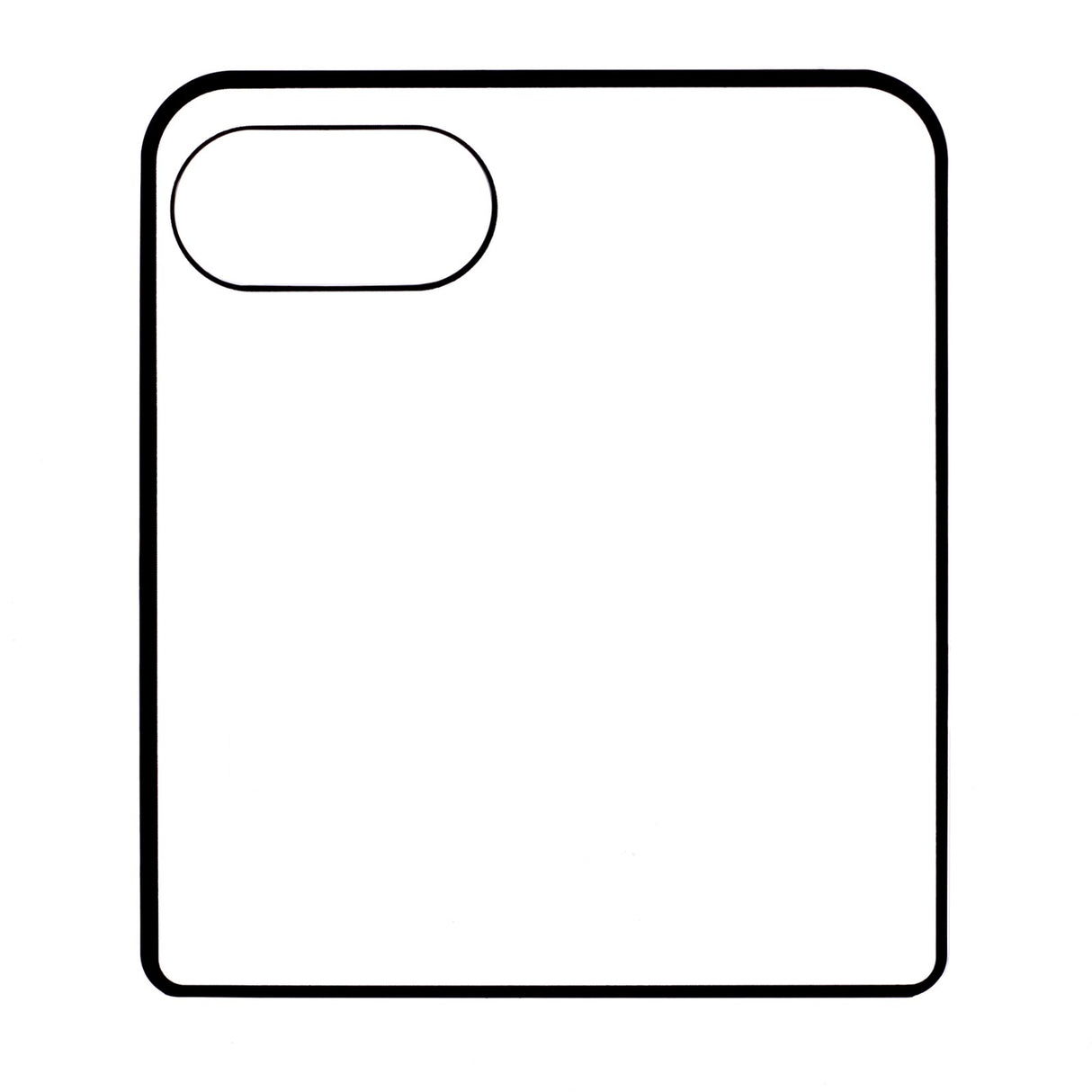 Motorola Razr 50 Ultra 5G Skjermbeskytter bak i herdet glass - Gjennomsiktig