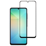 Samsung Galaxy A06 Skjermbeskytter i herdet glass - Full Fit - Gjennomsiktig / Sort kant