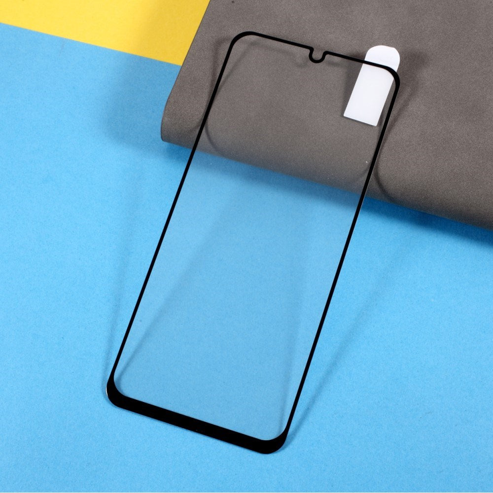 Samsung Galaxy A06 Skjermbeskytter i herdet glass - Full Fit - Gjennomsiktig / Sort kant