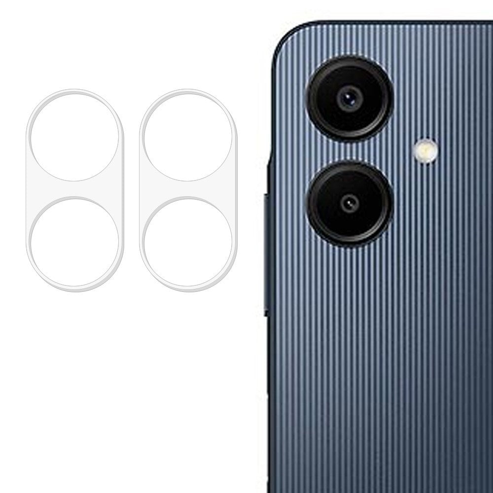 Samsung Galaxy A06 Kameralinsebeskyttelse - Hærdet Glas - 2 Stk. - Gennemsigtig