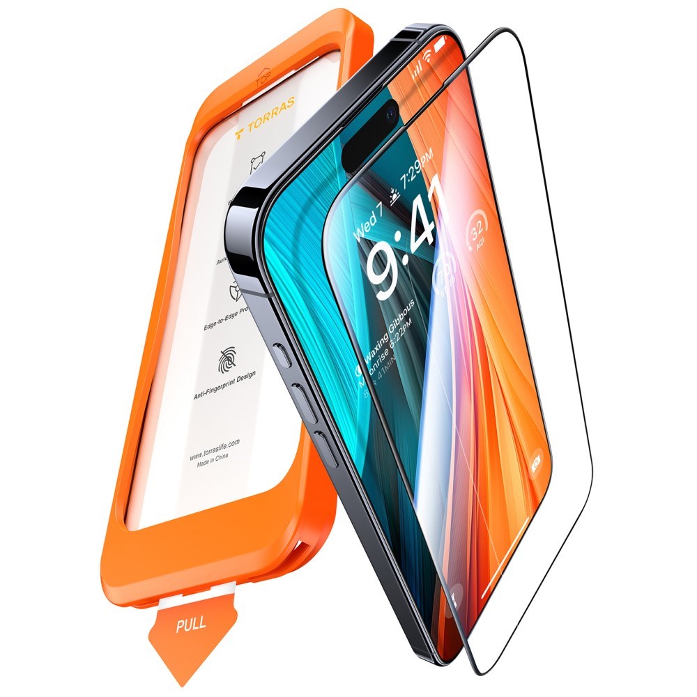 iPhone 18 Pro Max / 17 Pro Max TORRAS HD Shield Skærmbeskyttelsesglas - Gennemsigtig