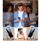 iPhone 16 Pro Torras skjermbeskytter - Personvern - Full Fit - Installasjonsramme - Gjennomsiktig