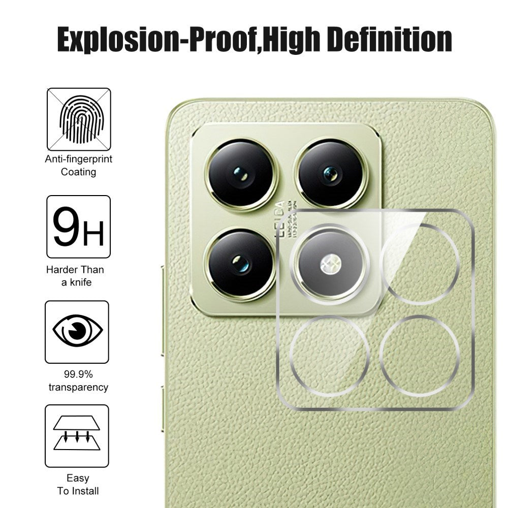 Xiaomi 14T Pro kamerabeskyttelsesglass - gjennomsiktig