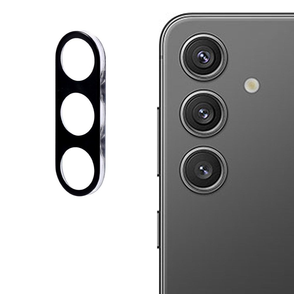 Herdet kameralinsebeskytterglass - Samsung Galaxy S25 - Svart