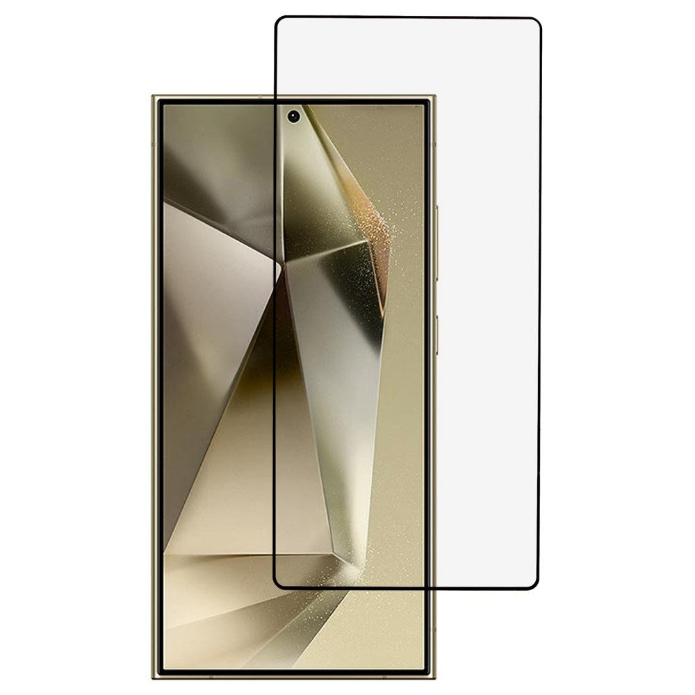 Full Fit skjermbeskytter - Samsung Galaxy S25 Ultra - Gjennomsiktig/Black Edge