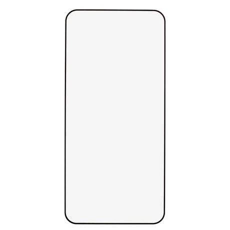 Full Fit Hærdet Skærmbeskyttelsesglas - Samsung Galaxy S25 - Gennemsigtig / Sort Kant