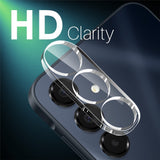 Samsung Galaxy A16 (4G/5G) NORTHJO Hærdet Kameralinsebeskyttelsesglas - Gennemsigtig