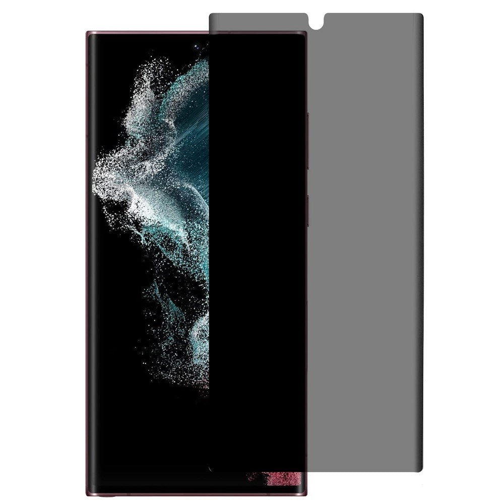 Samsung Galaxy S22 Ultra Privacy Skærmbeskyttelse - Gennemsigtig