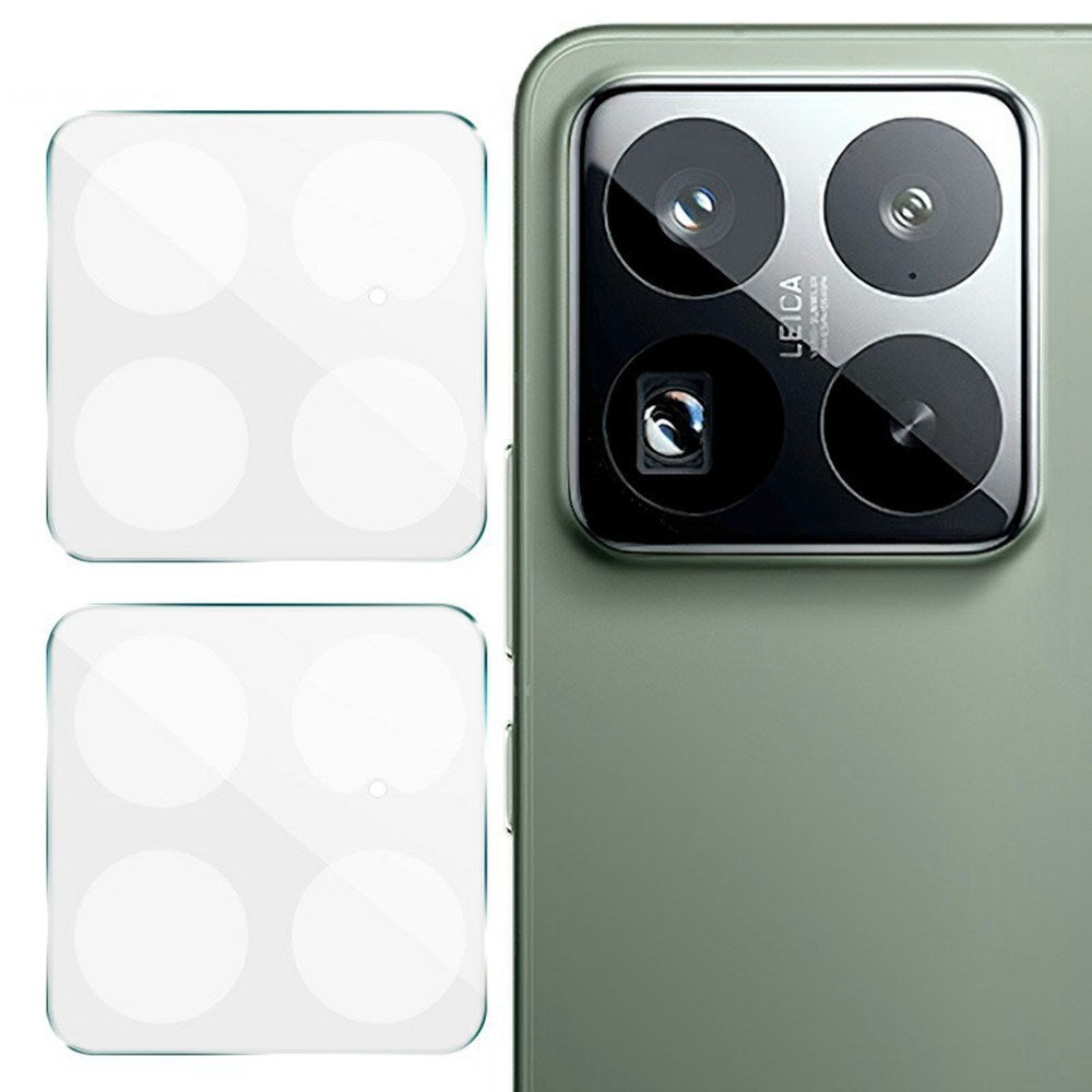 Xiaomi 15 Pro - Hærdet Kameralinsebeskyttelsesglas - 2 stk - Gennemsigtig