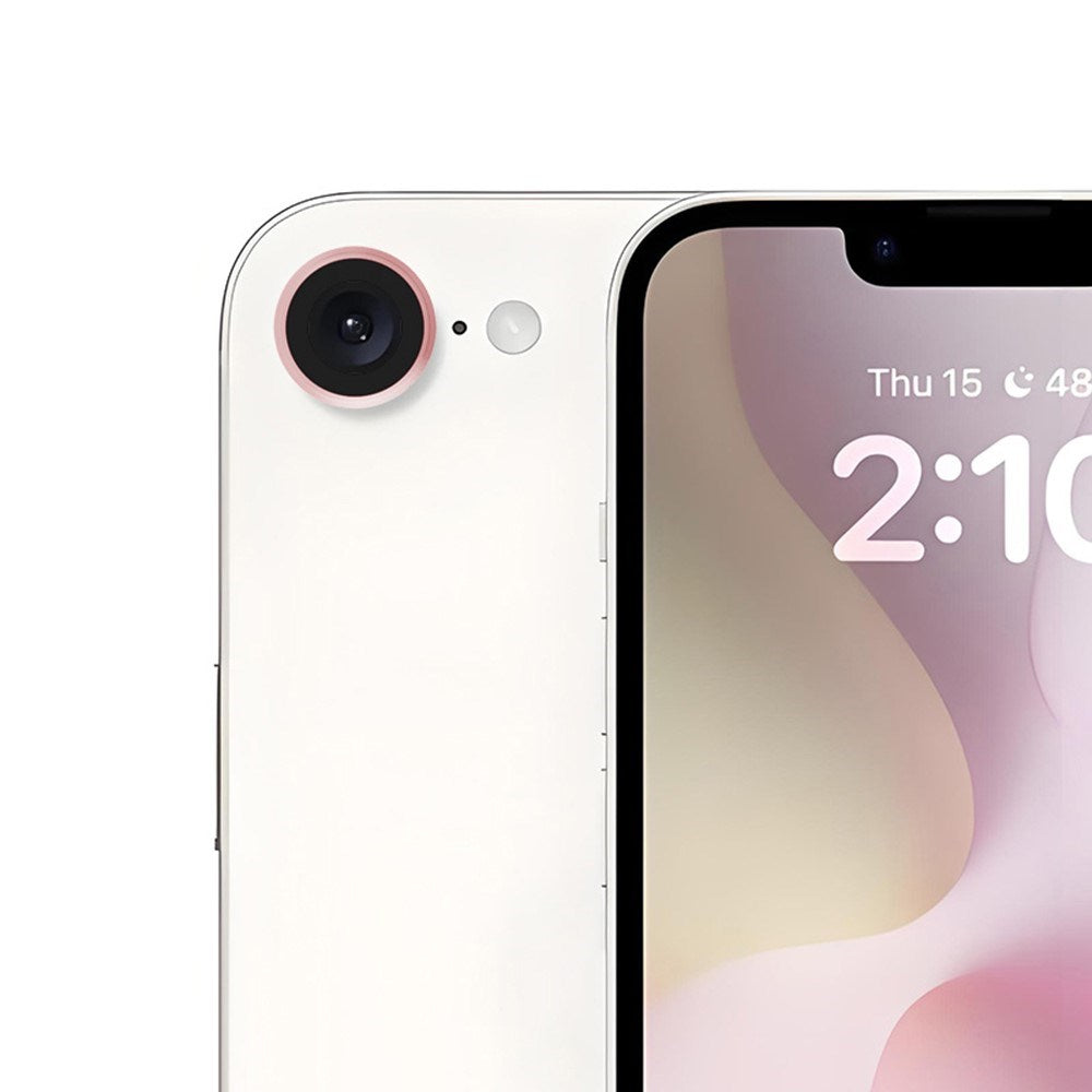 RURIHAI iPhone 16e linsebeskytter i herdet glass - Rosa