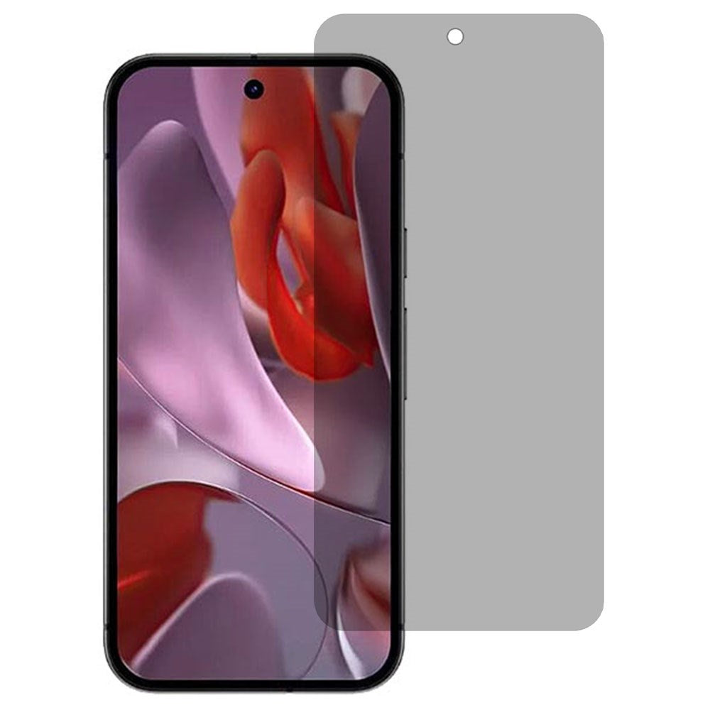 Full Fit Skjermbeskytter i herdet glass - Google Pixel 9a - Personvernfunksjon - Gjennomsiktig