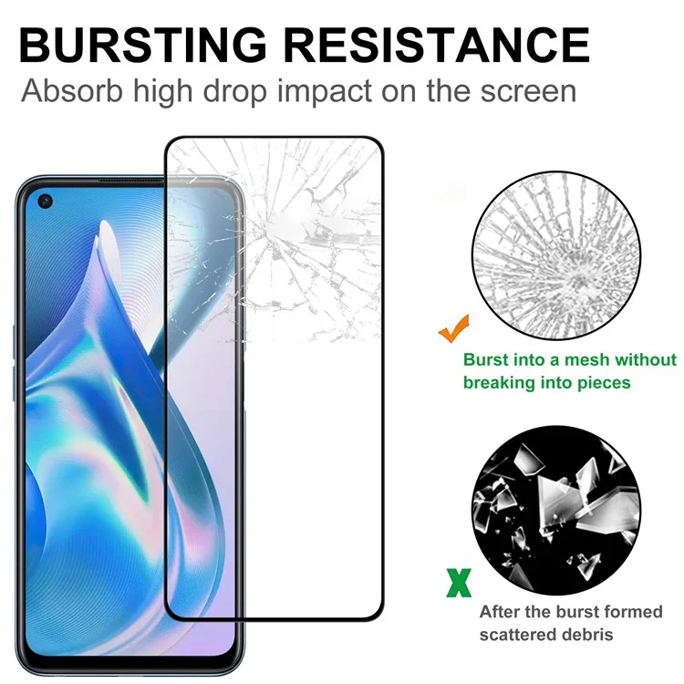 OnePlus 13R skjermbeskytter i herdet glass – Gjennomsiktig med svart kant