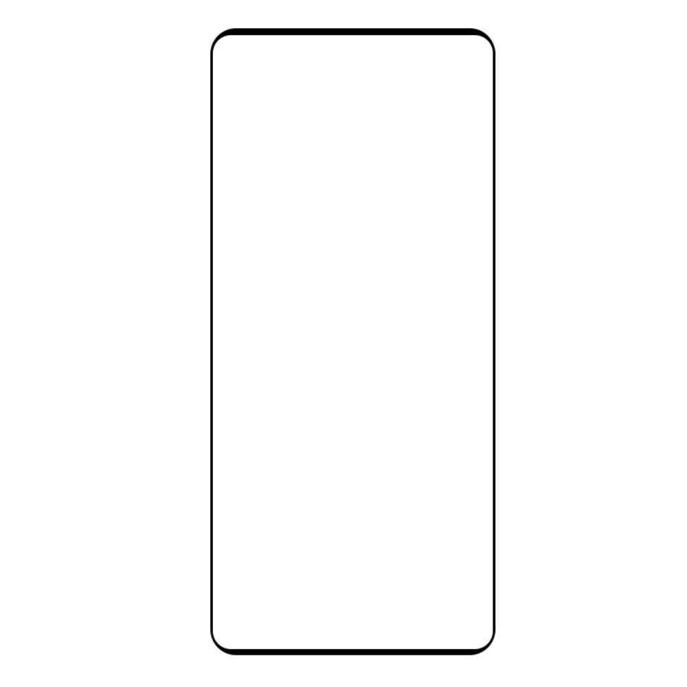 Honor Magic7 Lite - Hærdet Skærmbeskyttelsesglas - Full Fit - Gennemsigtig / Sort