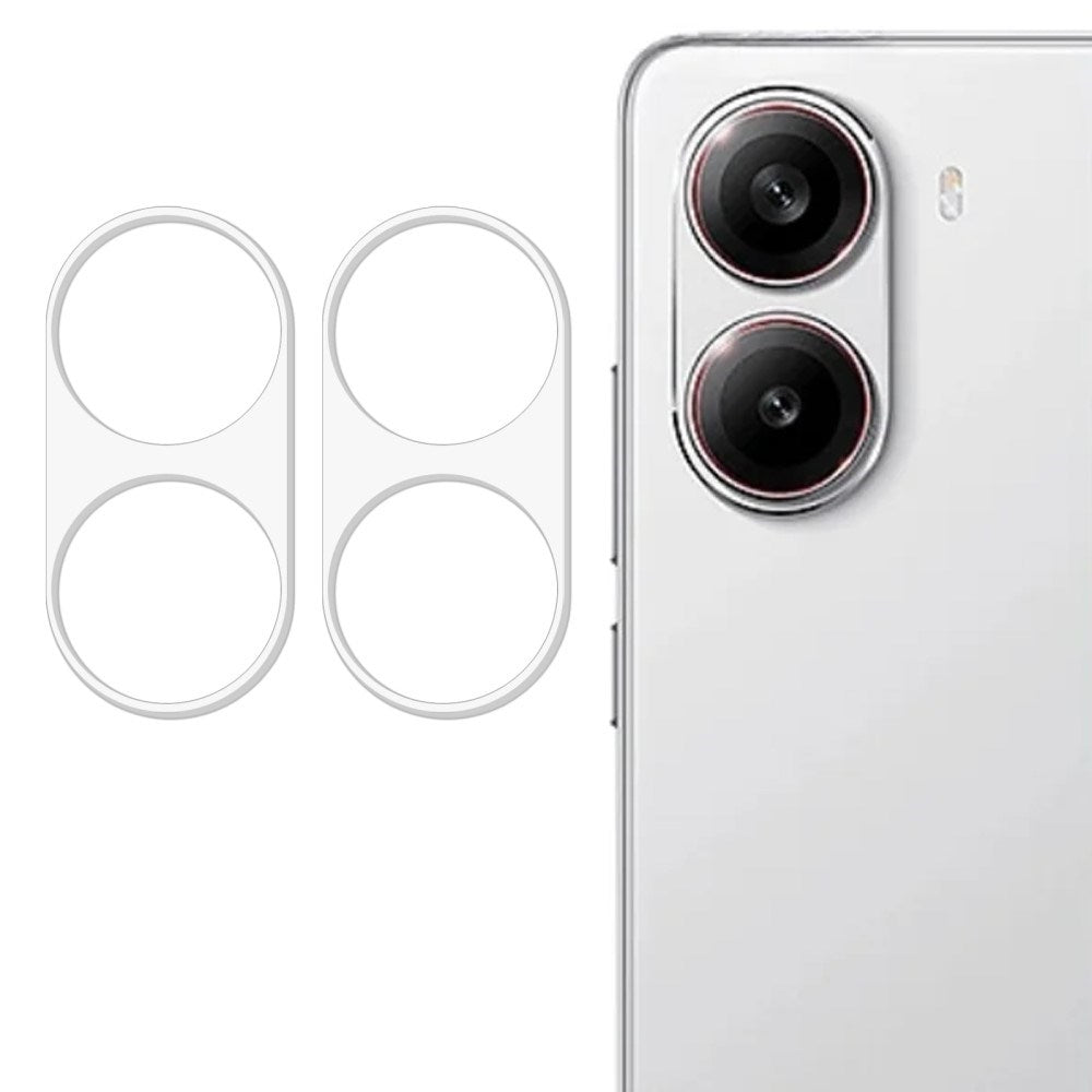 Xiaomi Redmi Poco X7 Pro Hærdet Beskyttelsesglas - Kameralinse - 2 Stk. - Gennemsigtig