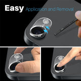 iPhone 16e NORTHJO Hærdet Kameralinsebeskyttelsesglas - 2 stk. - Gennemsigtig