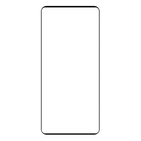 Motorola Edge 60 Pro - Skærmbeskyttelsesglas - Gennemsigtig / Sort