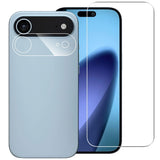 iPhone Air - 2-i-1 Beskyttelsessæt - Hærdet Skærmbeskyttelsesglas & 2 stk Kameralinsebeskyttelsesfilm - Gennemsigtig