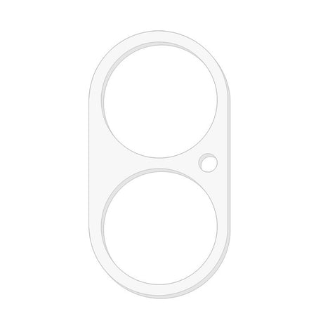 iPhone 17 9H Beskyttelsesglas til Kameralinse - Gennemsigtig