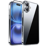 RURIHAI - iPhone 16 - 2-i-1 Beskyttelsessæt - Gennemsigtig