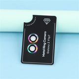 Samsung Galaxy Z Flip7 Hærdet Glas Kameralinsebeskyttelsessæt - Multifarvet