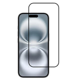 iPhone 17 - Full Fit Skærmbeskyttelsesglas - Gennemsigtig / Sort Kant