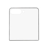 Skærmbeskyttelsesglas - Samsung Galaxy Z Flip7 - Gennemsigtig / Sort