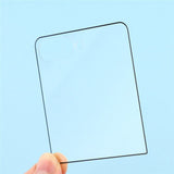 Skærmbeskyttelsesglas - Samsung Galaxy Z Flip7 - Gennemsigtig / Sort