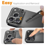 NORTHJO iPhone 17 Pro Hærdet Kameralinsebeskyttelsesglas - Gennemsigtig- 2 Stk.