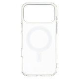 3 i 1 Beskyttelsessæt - iPhone 17 Pro - m. Skærmbeskyttelse | MagSafe Cover | Kameralinsebeskyttelse - Gennemsigtig / Sort Kant