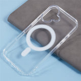 3 i 1 Beskyttelsessæt - iPhone 17 - m. Skærmbeskyttelse | MagSafe Cover | Kameralinsebeskyttelse - Gennemsigtig / Sort Kant