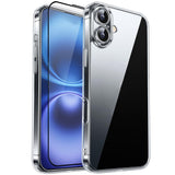 RURIHAI - iPhone 12 - 2-i-1 Beskyttelsessæt - Gennemsigtig