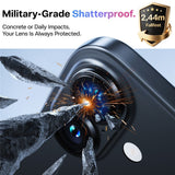 iPhone 17 - TORRAS LensGuard Kameralinsebeskyttelsesglas - Sort