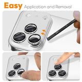 iPhone 17 Pro NORTHJO Kameralinsebeskyttelse - Mat Metal & Glas - Sølv