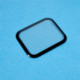 Apple Watch 11 / 10 (46mm) Skærmbeskyttelse - Hærdet Glas - Gennemsigtig / Sort Kant