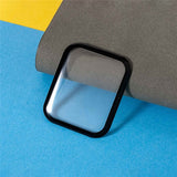 Apple Watch 11 / 10 (42mm) Skærmbeskyttelse - Hærdet Glas - Gennemsigtig / Sort Kant