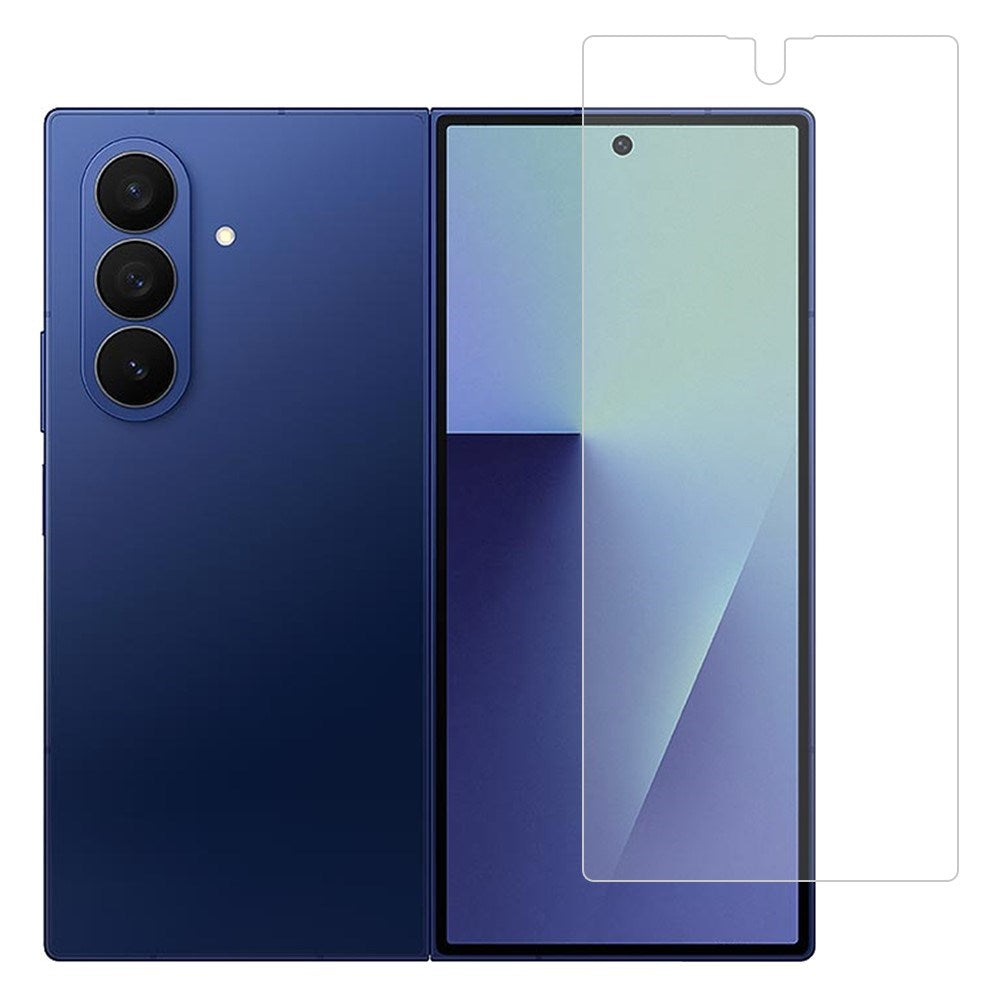 Samsung Galaxy Z Fold7 Frontskærm Beskyttelsesfilm - Gennemsigtig