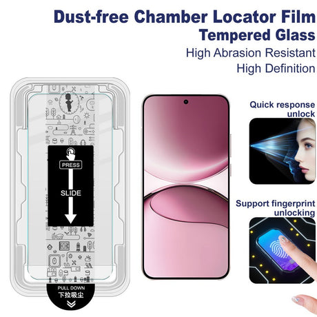 Xiaomi 15T / 15T Pro IMAK Skærmbeskyttelse Hærdet Glas - inkl. Installationsramme - Gennemsigtig