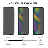 Honor 400 Smart (4G / 5G) Beskyttelsesglas m. Privacy Funktion - Gennemsigtig
